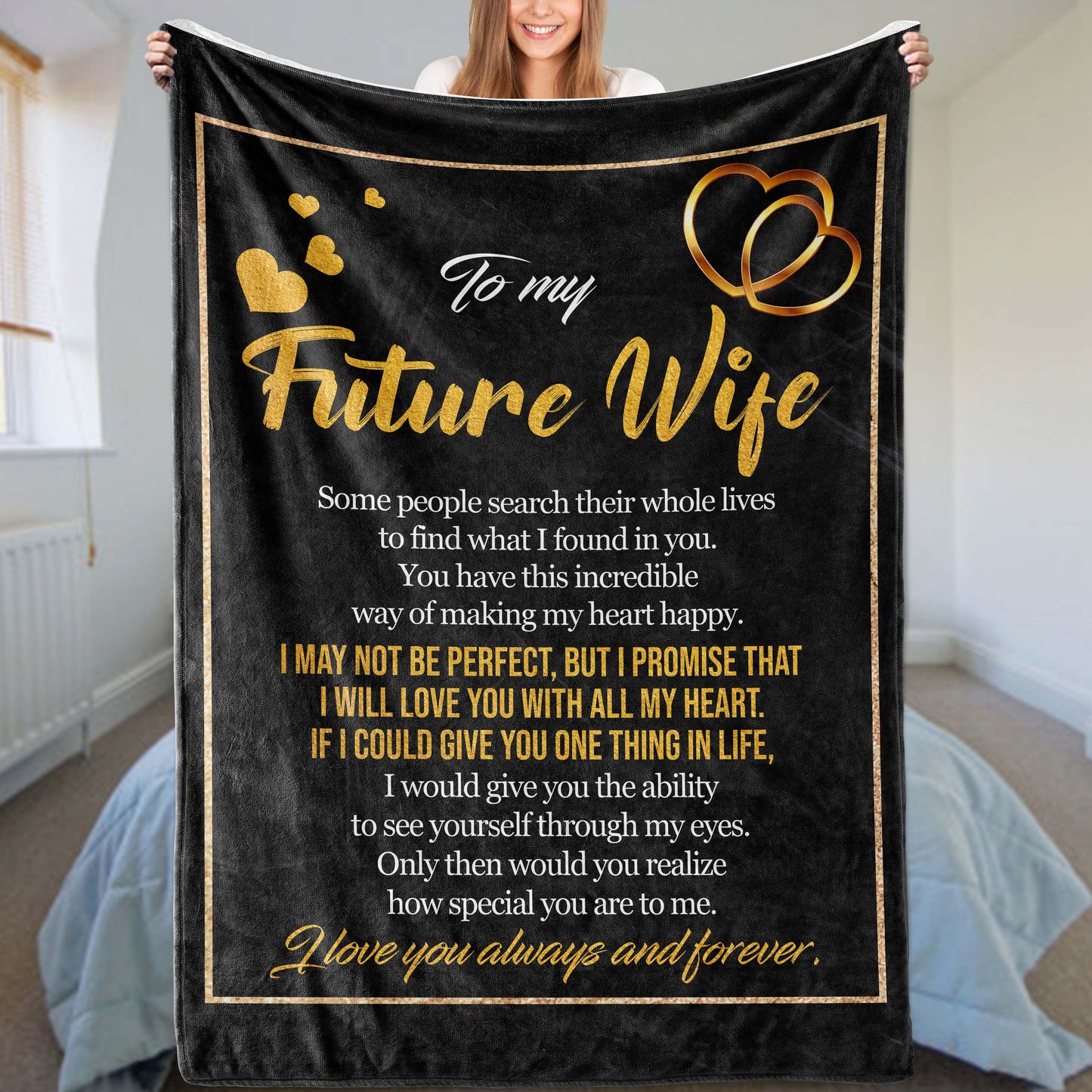 To My Future Wife - Super Comfy Blanket - SS73