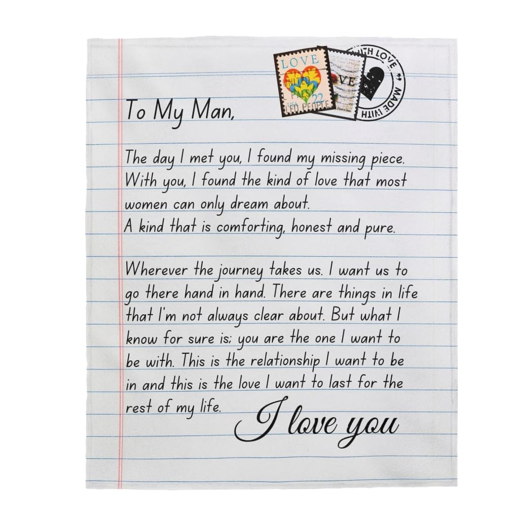To My Man - Super Comfy Blanket - SS58