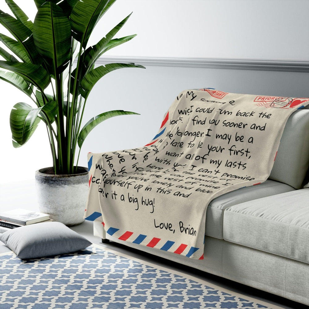 To My Soulmate - Personalized Giant Love Letter Blanket - SS467
