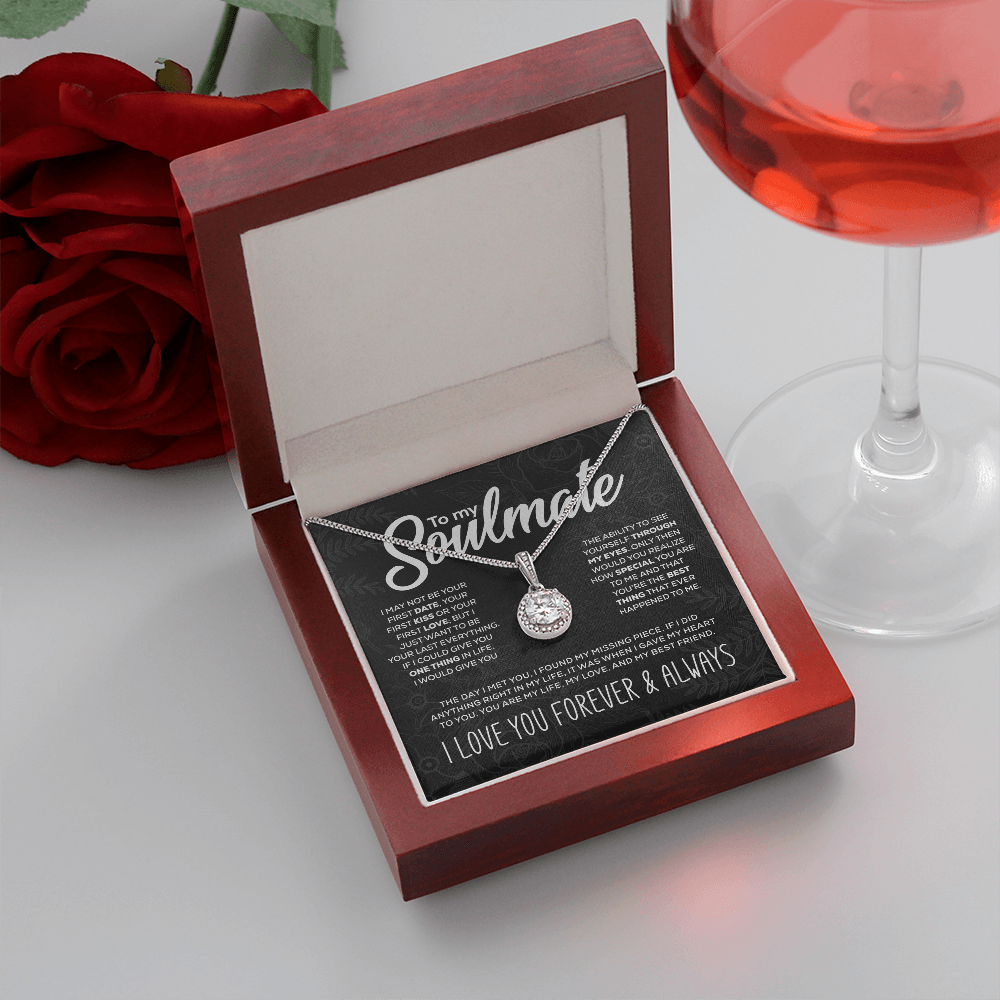 Limited Time Offer - To My Soulmate - I Love You - Sparkling Pendant Set