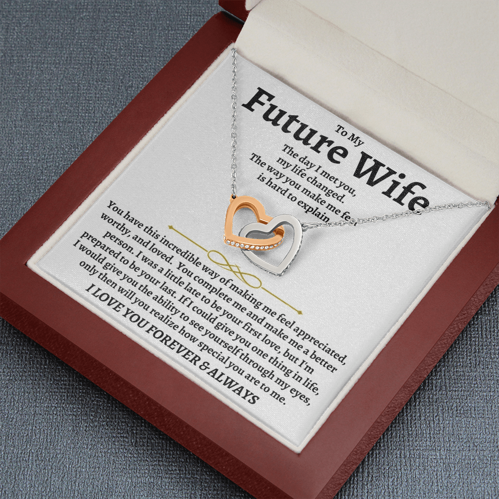 To My Future Wife - Intertwined Hearts Gift Set - SS40