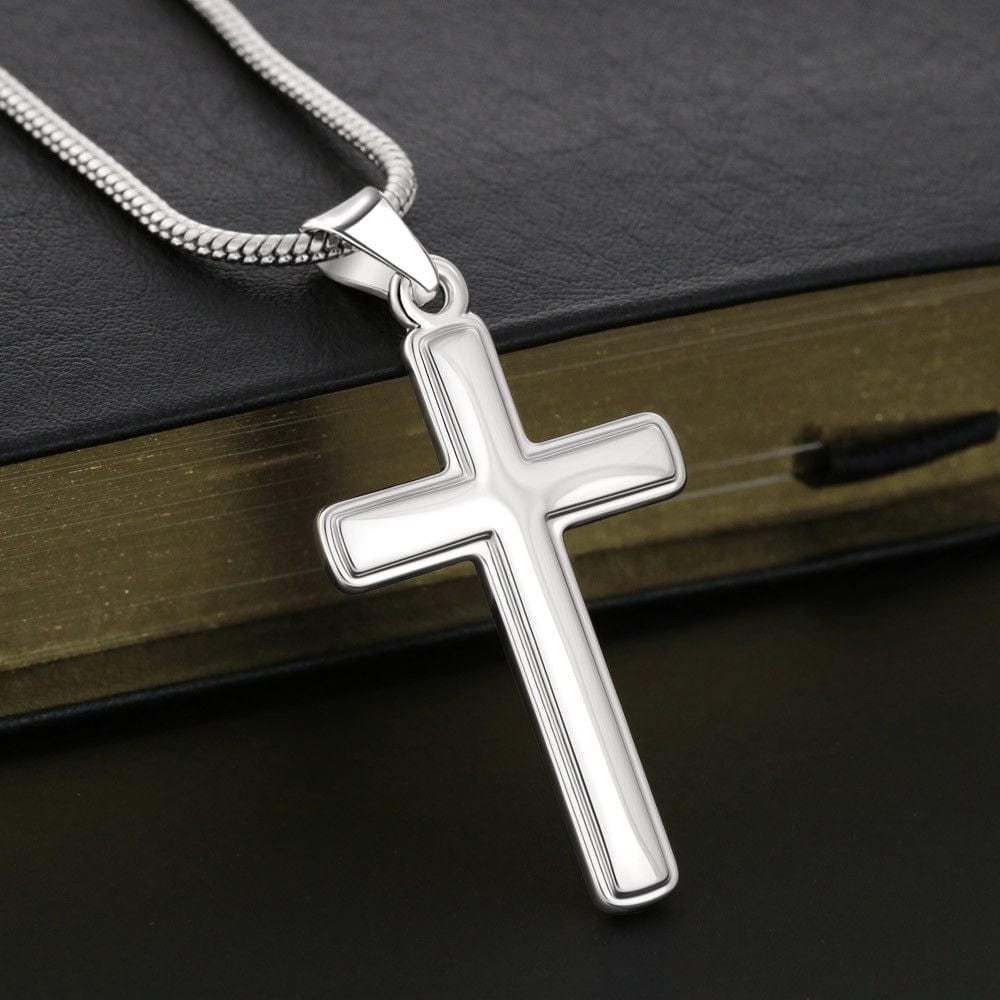 To My Grandson - Artisan-Crafted Cross with Message Card - Gift Set - SS564
