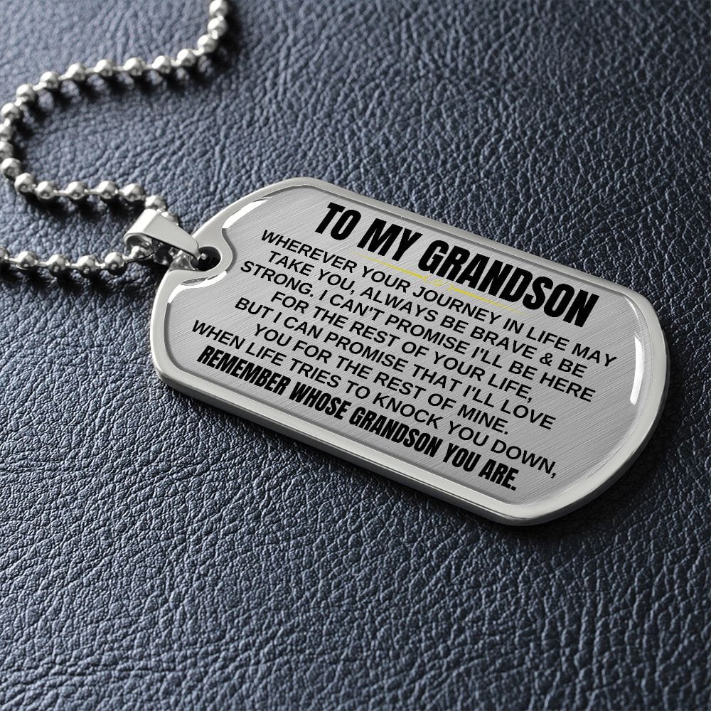 To My Grandson - Beautiful Love Tag - SS299