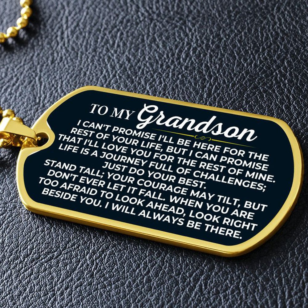 To My Grandson - Love Tag - SS426GS-DT