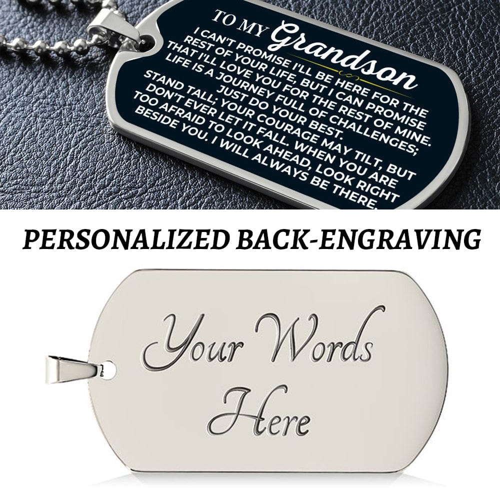 To My Grandson - Love Tag - SS426GS-DT