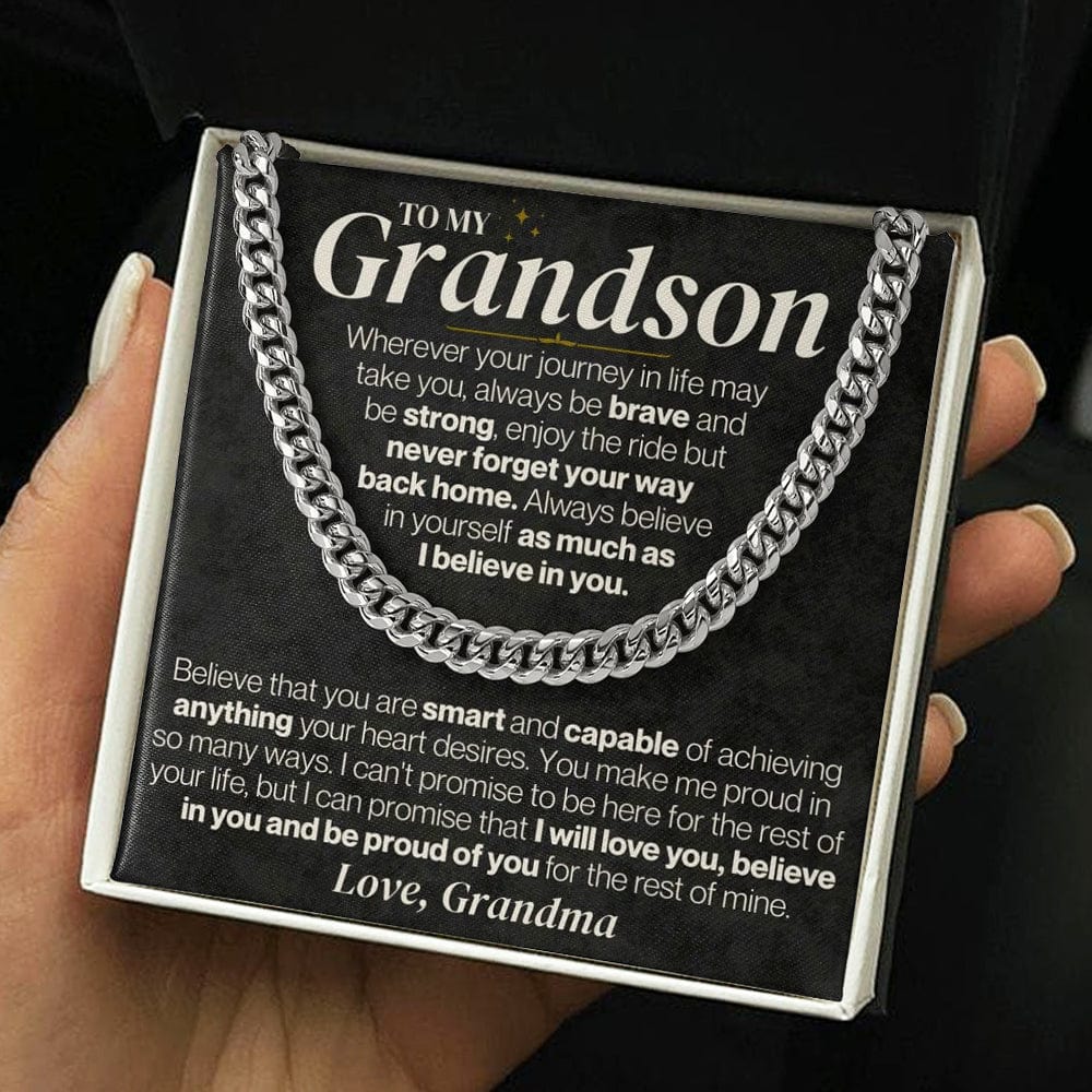 To My Grandson - Personalized - Believe In Yourself - Gift Set - SS328V3