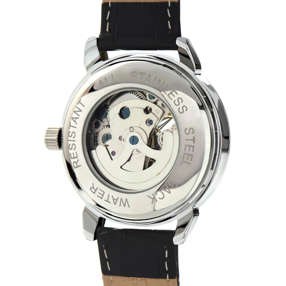 To My Man - Premium Automatic Openwork Watch - Gift Set - SS246