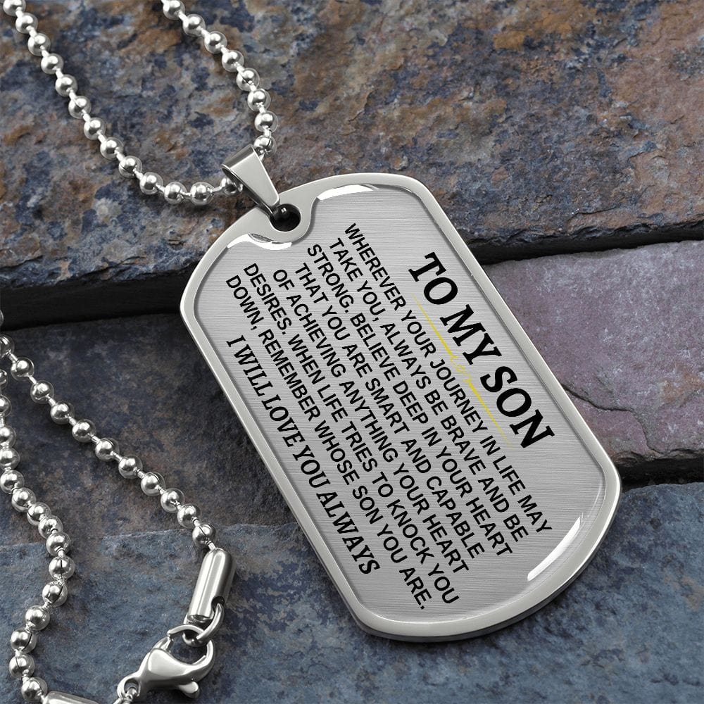 To My Son - Beautiful Love Tag - SS298
