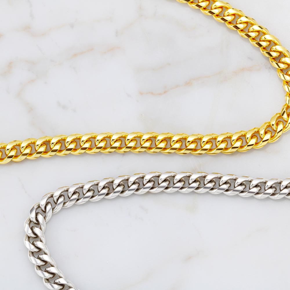 To My Son - Cuban Link Chain Gift Set - SS177