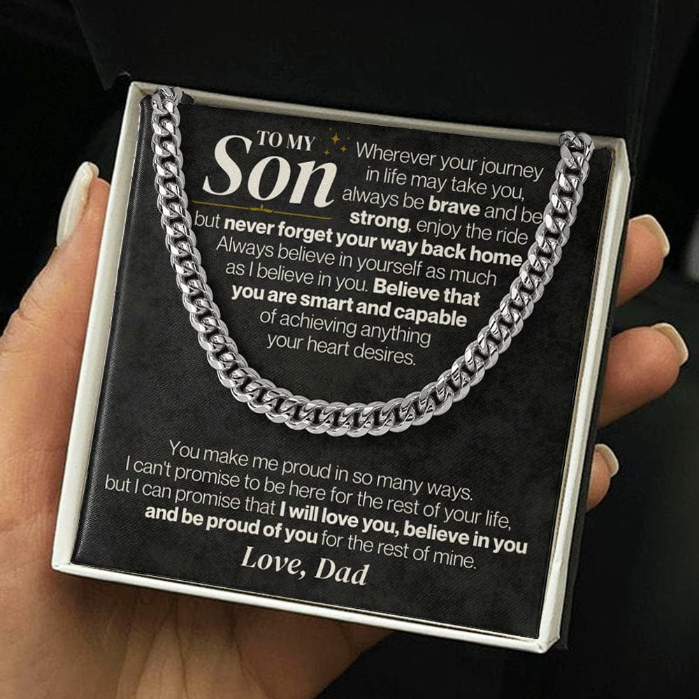 To My Son - Dad - Never Forget Your Way Back Home - Gift Set - SS328D