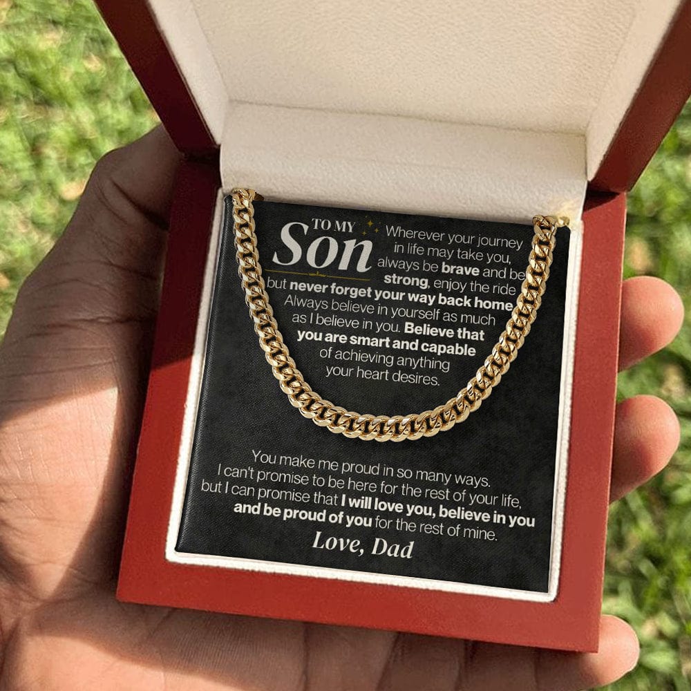 To My Son - Dad - Never Forget Your Way Back Home - Gift Set - SS328D