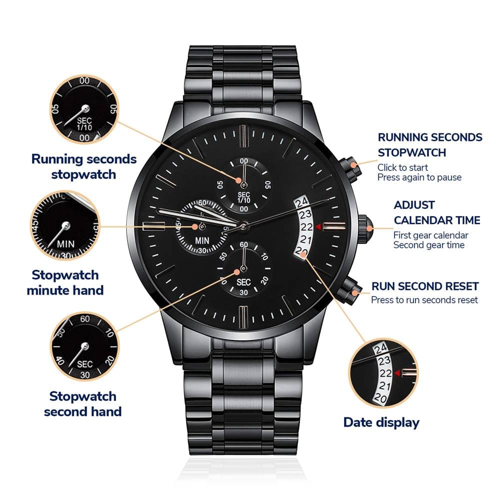 To My Son-In-Law - Engraved Premium Watch - SS232S