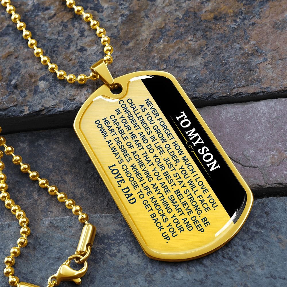 To My Son - Love, Dad - Love Tag - SS290D