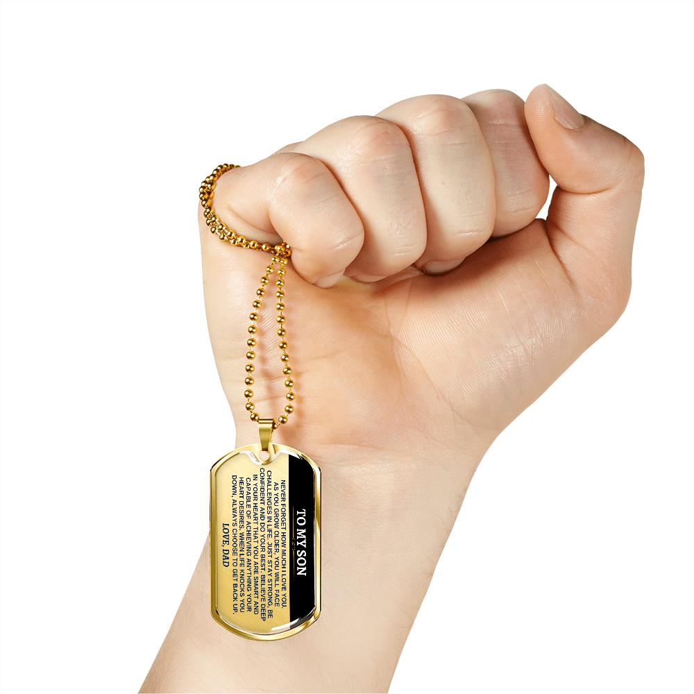 To My Son - Love, Dad - Love Tag - SS290D