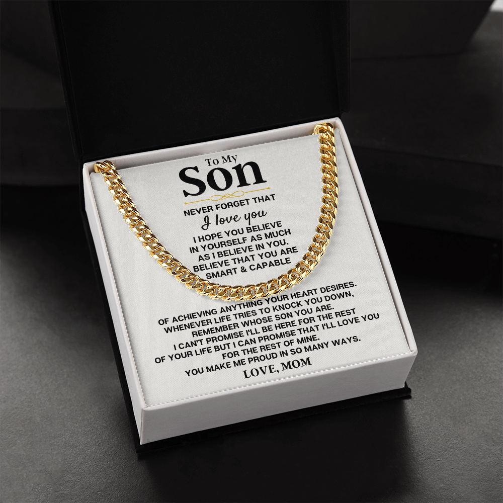 To My Son - Love, Mom - Special Gift Set - SS268