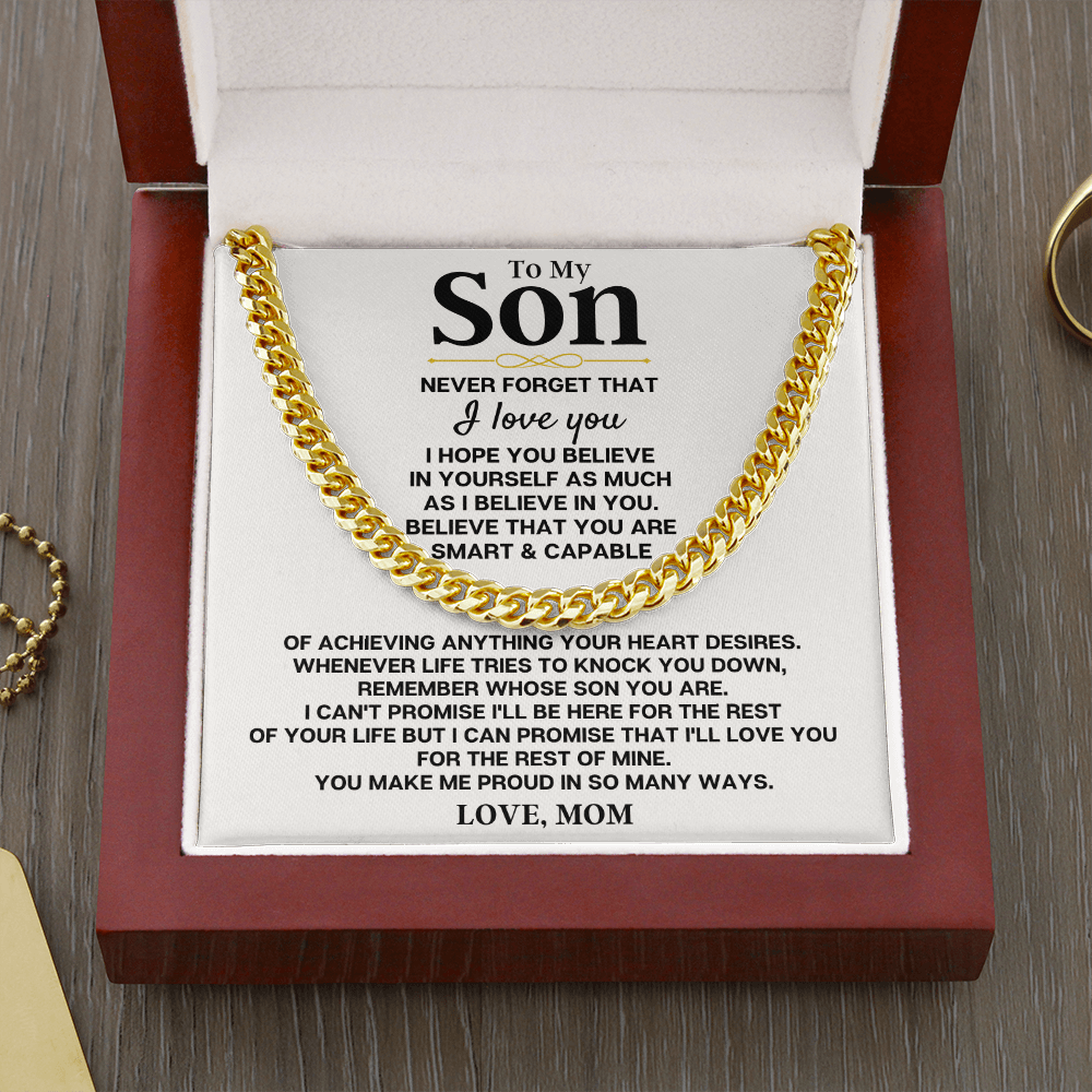 To My Son - Love, Mom - Special Gift Set - SS268