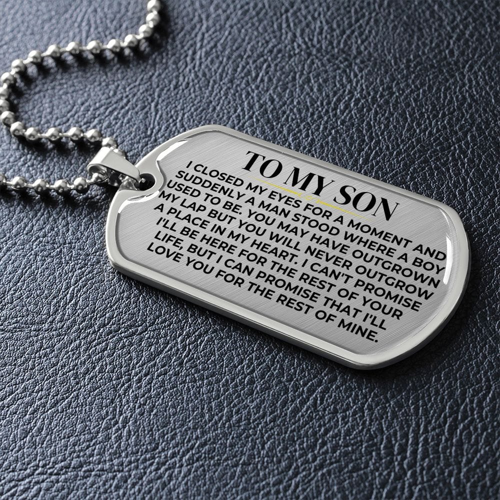 To My Son - Love Tag Keepsake - SS427-DT