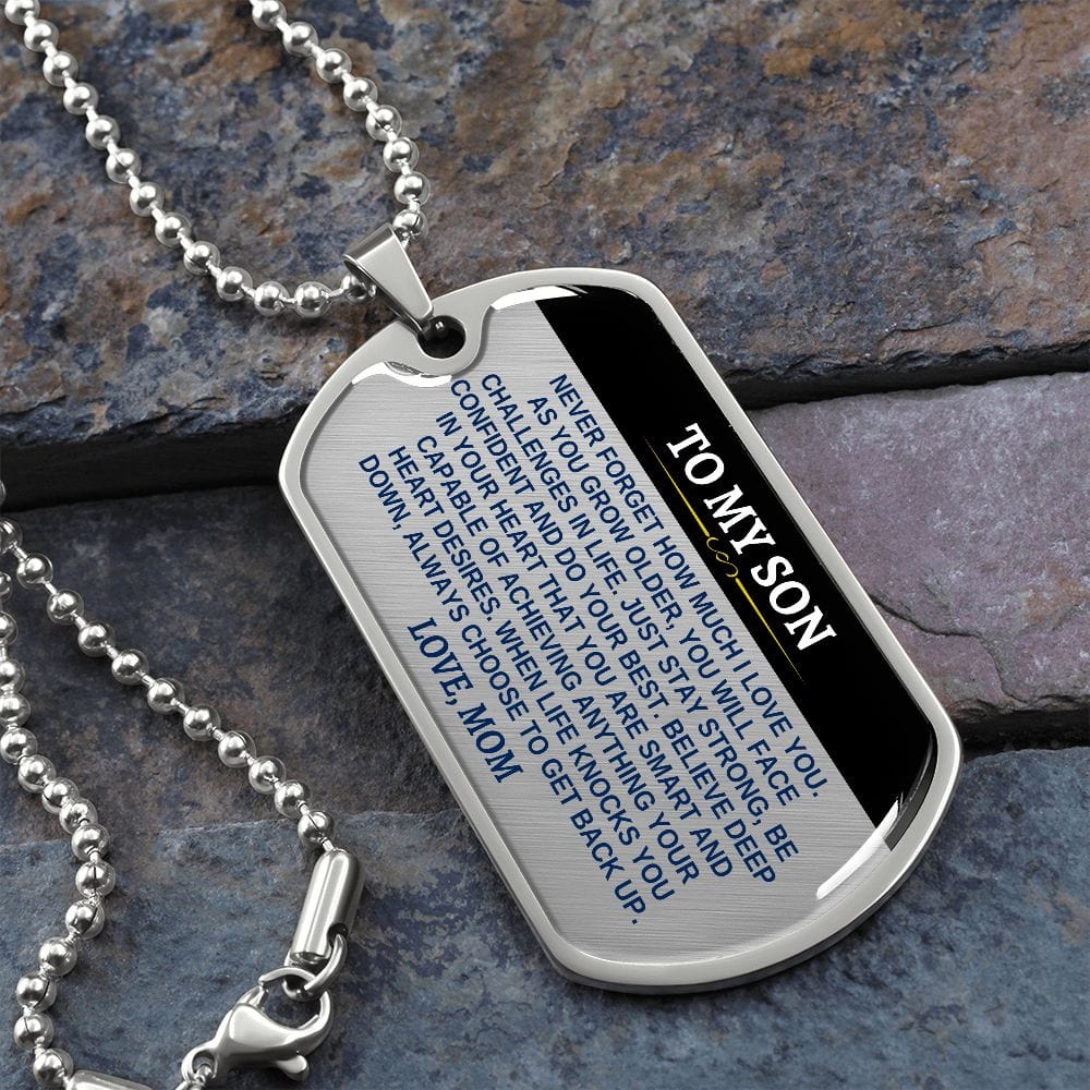 To My Son - Love, Mom - Love Tag - SS290