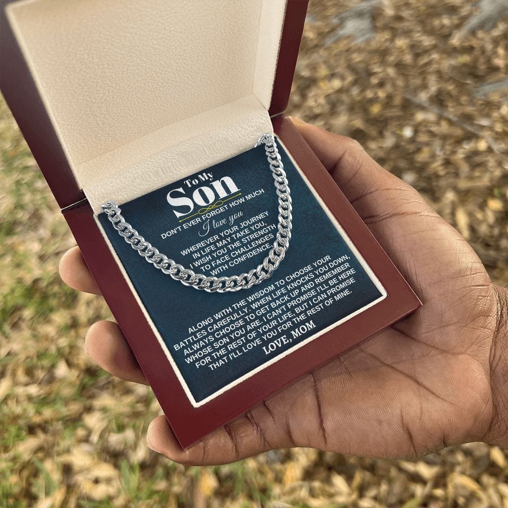 To My Son - Wherever Your Journey - From Mom - Dad - Gift Set - SS285