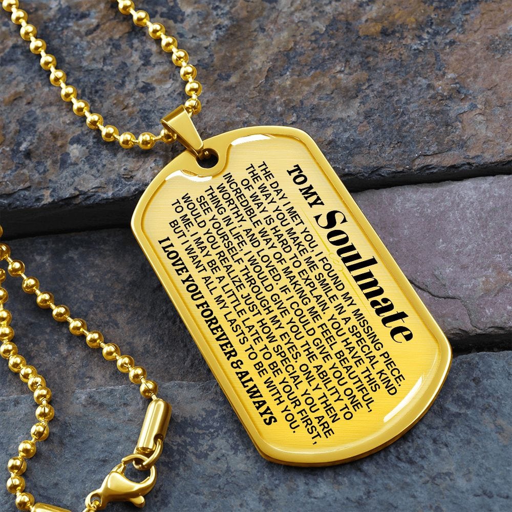 To My Soulmate | I Found My Missing Piece | Beautiful Love Tag - SS305