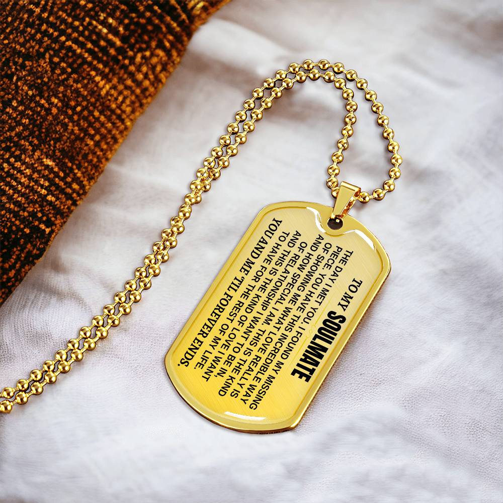 To My Soulmate | 'Til Forever Ends | Love Tag - SS65KC