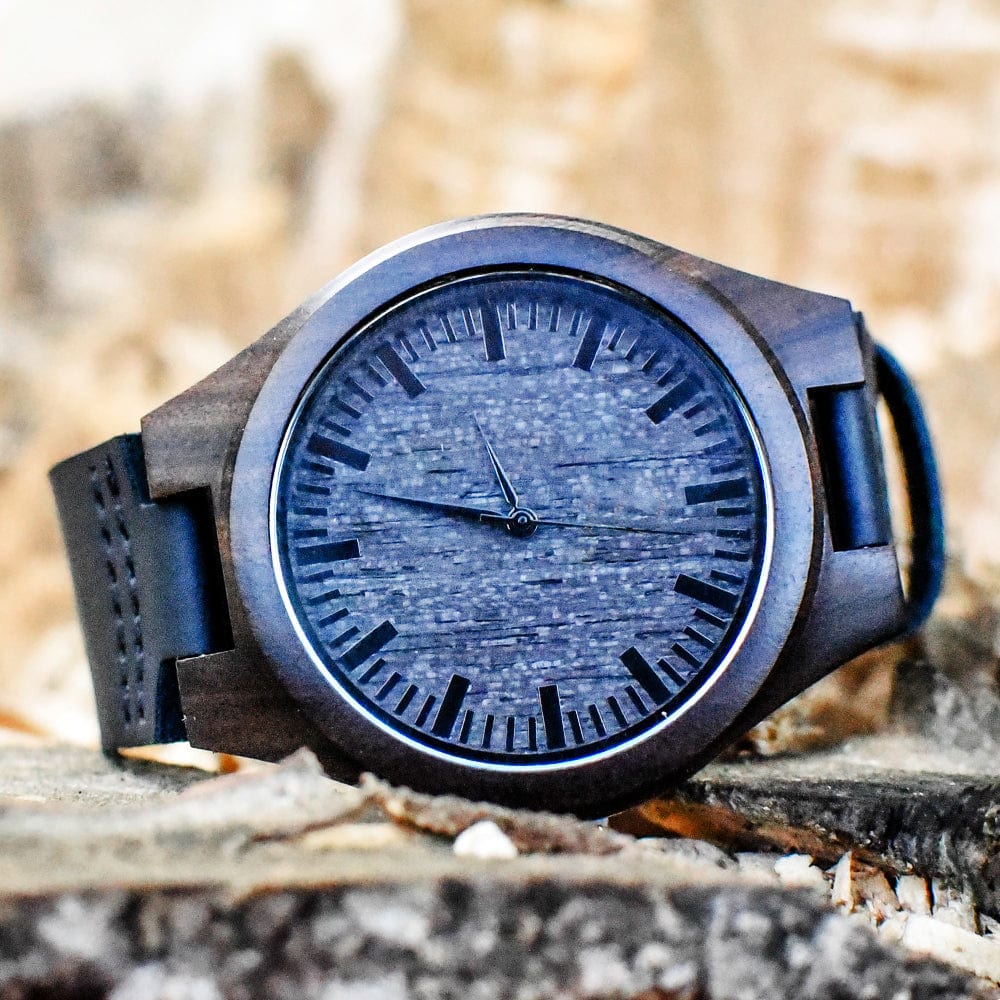To My Son - Love, Dad - Engraved Wood Watch - SS482D