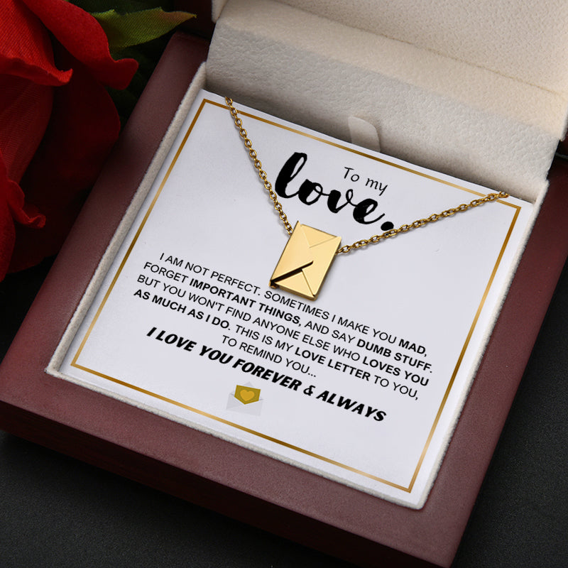 "Love Letter" Necklace Gift Set + GIF