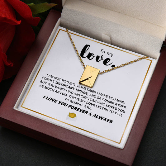 "Love Letter" Necklace Gift Set + GIF