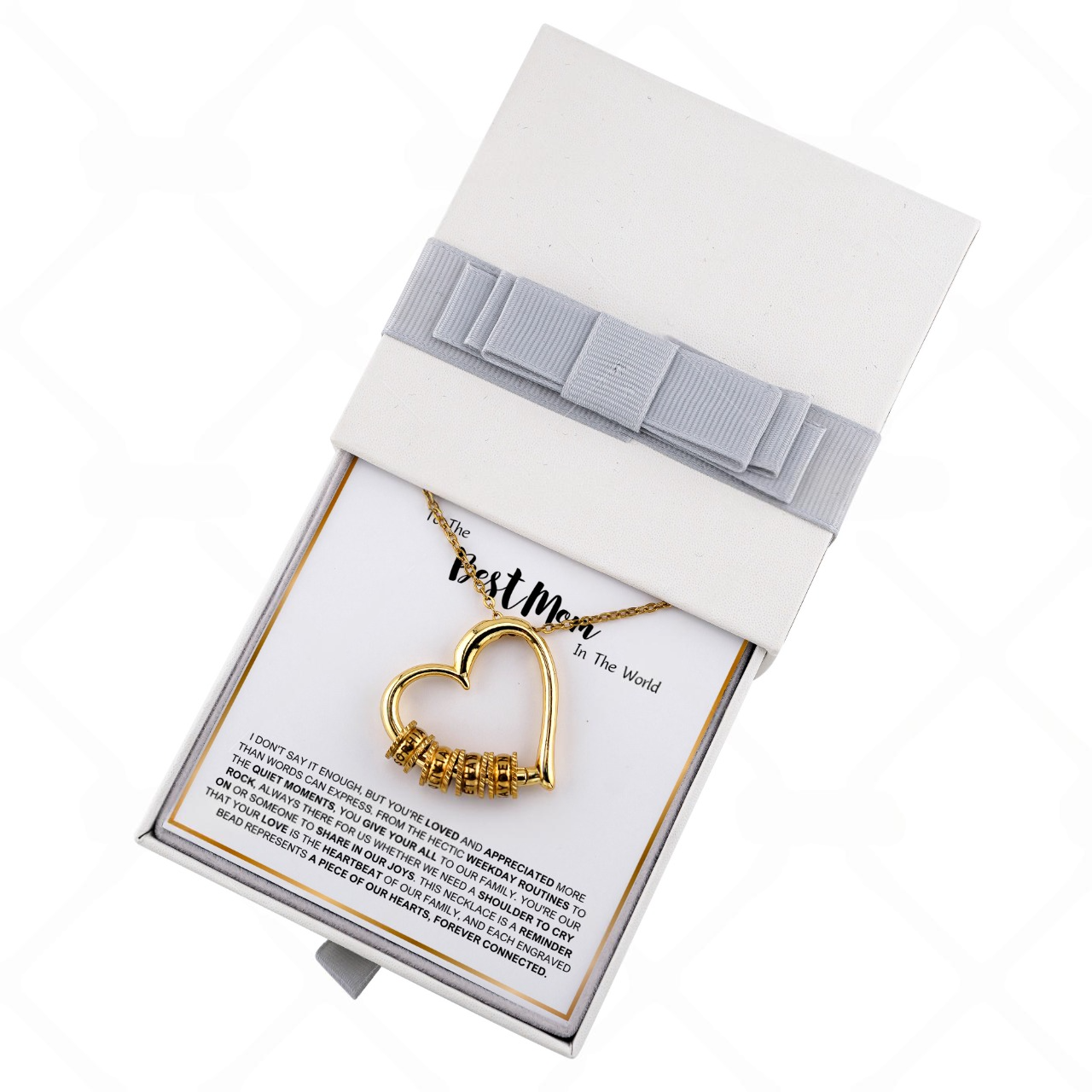 "Family's Love" Customized Pendant Gift Set