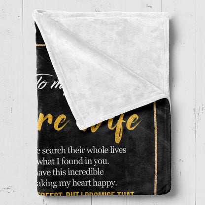 To My Future Wife - Super Comfy Blanket - SS73