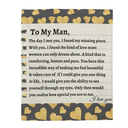 To My Man - Super Comfy Blanket - SS57