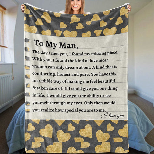 To My Man - Super Comfy Blanket - SS57