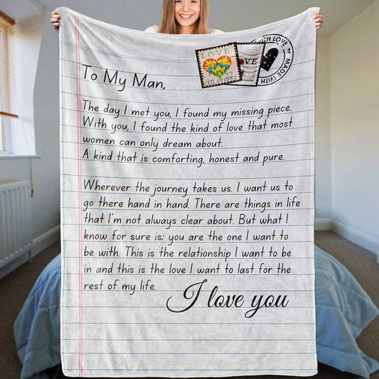 To My Man - Super Comfy Blanket - SS58