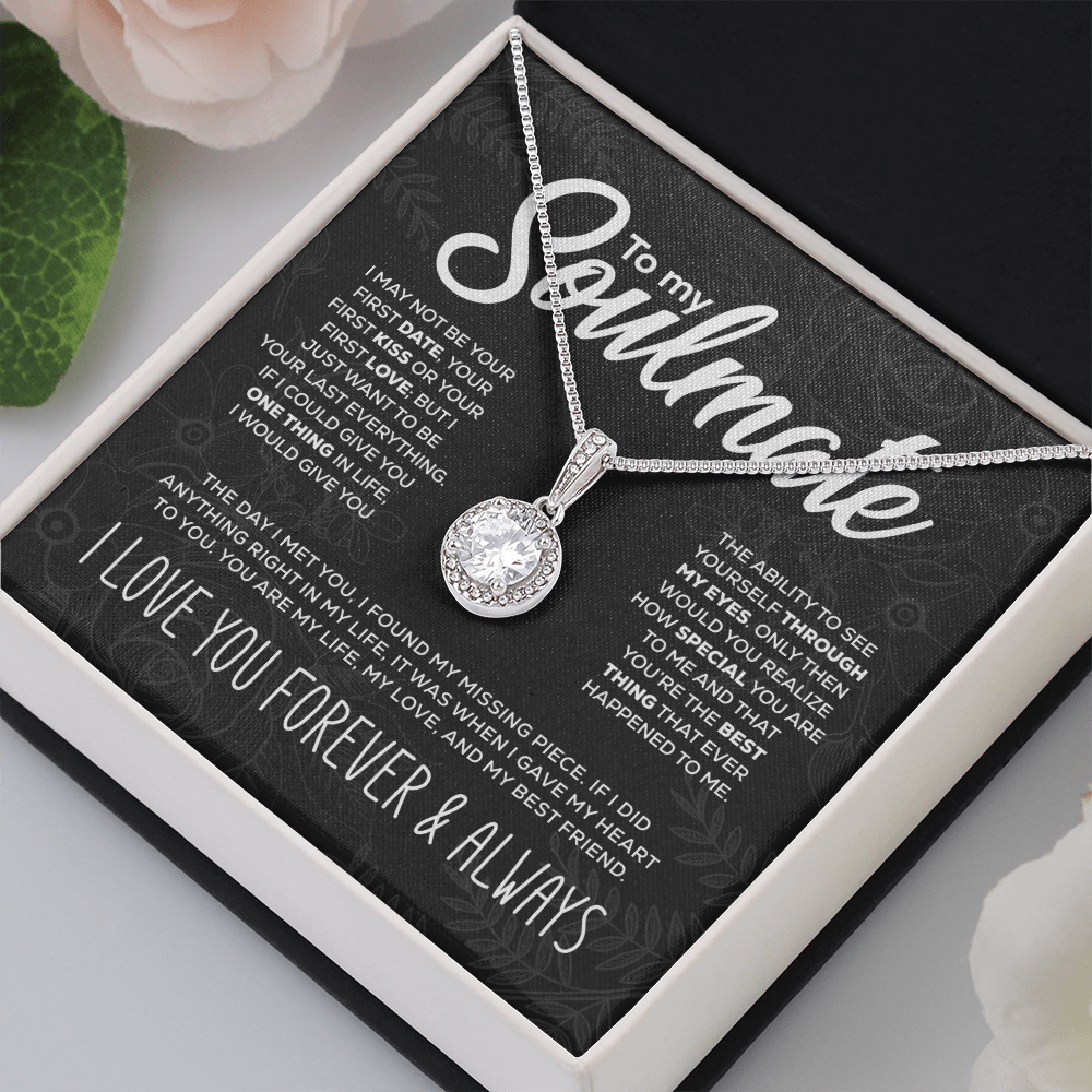 "To My Soulmate" - Sparkling Pendant Gift Set