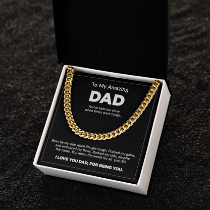 To Dad - You Held Me Close