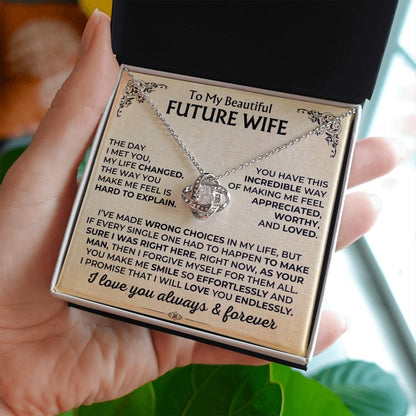 To My Beautiful Future Wife - Love Knot Gift Set - SS502