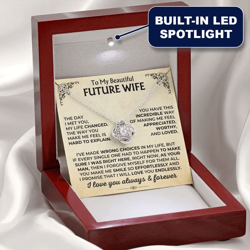 To My Beautiful Future Wife - Love Knot Gift Set - SS502