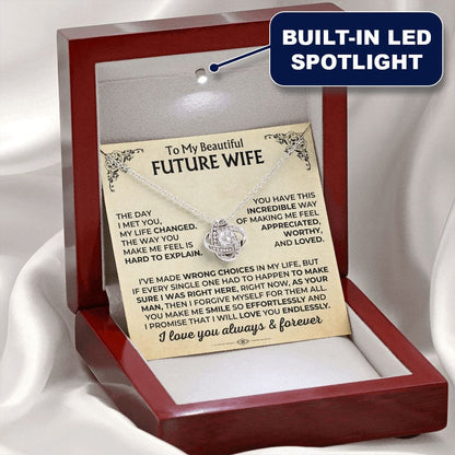 To My Beautiful Future Wife - Love Knot Gift Set - SS502