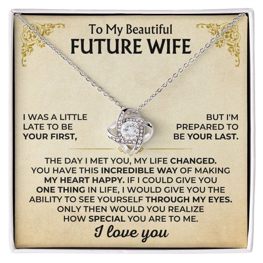 To My Beautiful Future Wife - Love Knot Gift Set - SS503