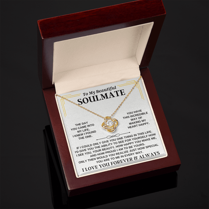 To My Beautiful Soulmate - Love Knot Gift Set - SS267