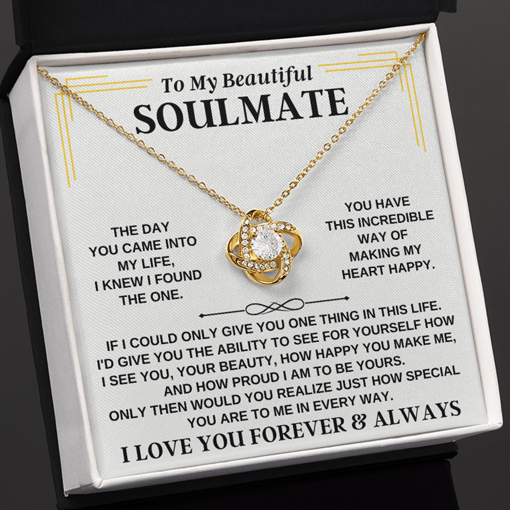 To My Beautiful Soulmate - Love Knot Gift Set - SS267