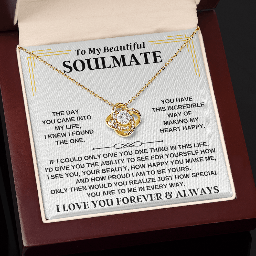 To My Beautiful Soulmate - Love Knot Gift Set - SS267