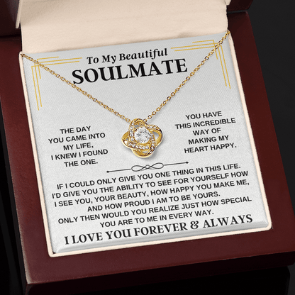 To My Beautiful Soulmate - Love Knot Gift Set - SS267