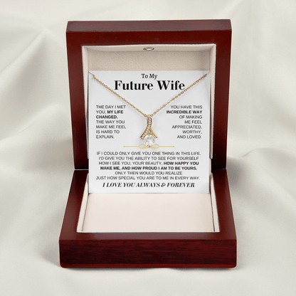 To My Future Wife - Beautiful 18k Gold Finish Gift Set - SS162