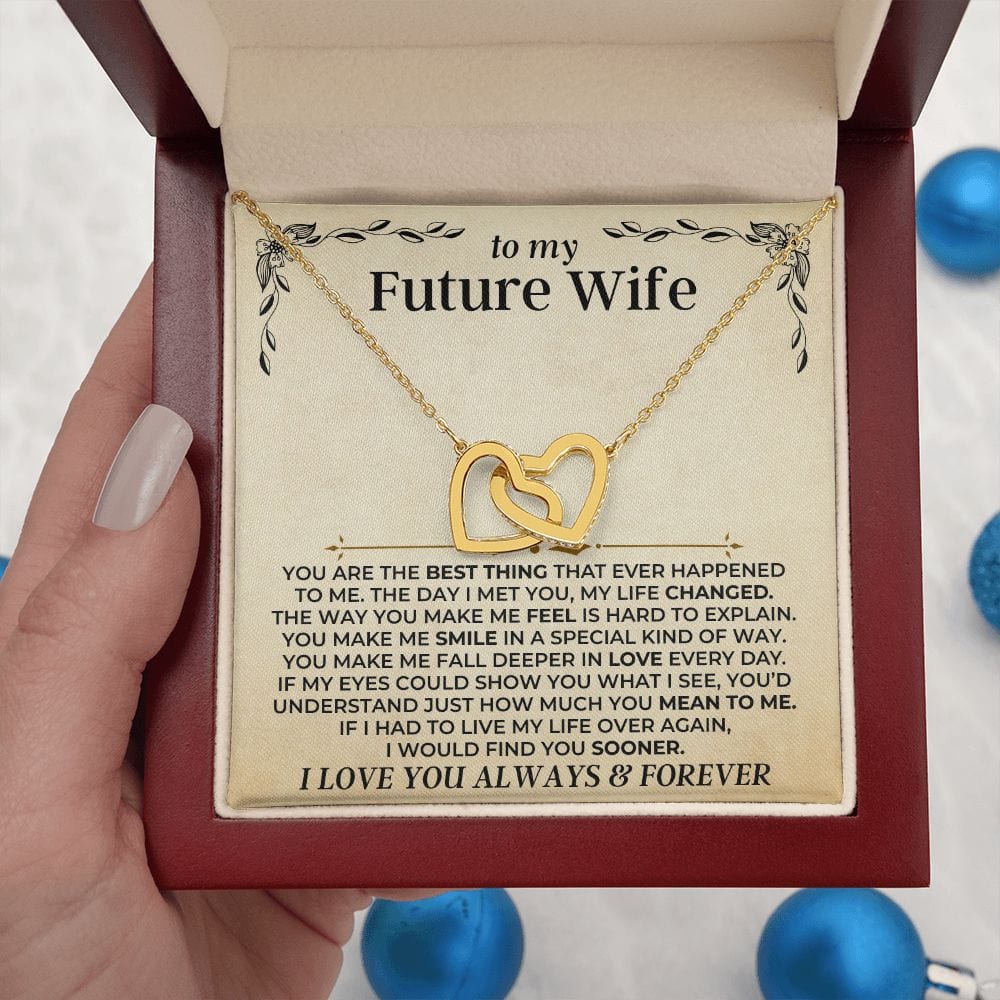 To My Future Wife - Forever Linked Hearts Gift Set - SS413FW