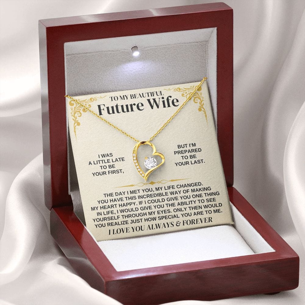 To My Future Wife - Forever Love Necklace Gift Set - SS338