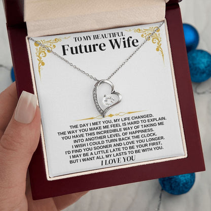 To My Future Wife - Forever Love Necklace Gift Set - SS339