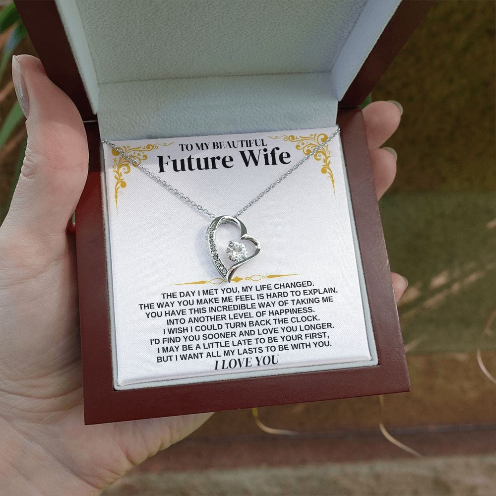To My Future Wife - Forever Love Necklace Gift Set - SS339