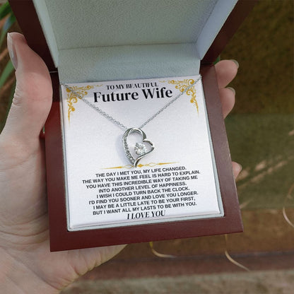 To My Future Wife - Forever Love Necklace Gift Set - SS339