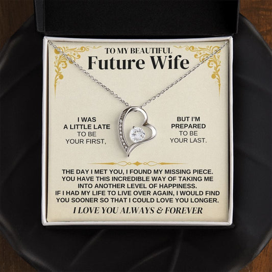To My Future Wife - Forever Love Necklace Gift Set - SS340